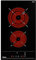 Teka TZC 32320 TTC - Placa Vitrocerámica de 30cm, Serie VarioPro, 2 Zonas de Cocción, Touch Control, Sensores Acústicos, Cristal con Bisel Frontal, Color Negro