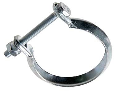 ASC Exhaust Clamp C-Type Clamp 79mm Silver Compatible with: C-Crosser, C4, C5, C6, C8, Dispatch
