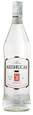 Arehucas Ron Carta Blanca - 1000 ml (el embalaje puede variar)