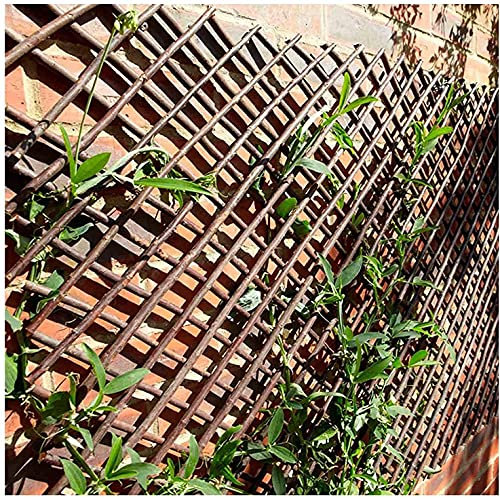 MND Dealings Garden Outdoor Expanding Willow Trellis Screening Fence UV Protected, Perfect for Balcony Patio Covering Walls Decoration, Plant Support & Growth Made up of 100% willow | 180x60cm