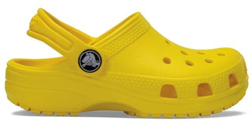 Crocs Classic Clog T, Zoccoli Unisex - Bambini e ragazzi, Giallo Lemon, 24/25 EU