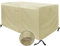 MEEYI Housse Table de Jardin 210x110x70cm bâche Protection Table Exterieur Housse Salon de Jardin imperméable bâche Salon de Jardin Angle Housse de Table Jardin étanche Tissu Oxford Windproof-Beige