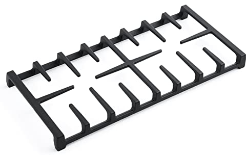 WB31X27150 Herd-Mittelrost, Ersatz für GE Herdteile, 49,3 x 23,9 cm, JXGRATE1 WB31X24737, Grillrost, allgemeine elektrische Gasbereiche, Oberflächenbrenner-Rost, GE Gusseisengestell, 1 Packung (kein