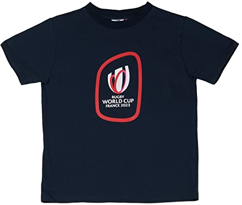 Rugby World Cup T-Shirt RWC - Collection Officielle Coupe du Monde de Rugby 2023 - Taille 10 Ans