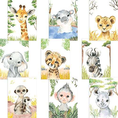 CreativeRobin Tiere Afrikas Poster fürs Kinderzimmer • süße Babyzimmer Deko