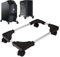 GOYADA Mobile PC Tower Stand - Adjustable with 4 Rolling Caster Wheels, Holder for Most PC Under Home Office Desk