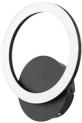 EGLO connect.z Smart-Home LED Wandleuchte Parrapos-Z, runde Wandlampe, ZigBee, App und Sprachsteuerung Alexa, Lichtfarbe einstellbar (warmweiß-kaltweiß), dimmbar