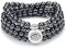 108 Mala Gebetskette Armband Halskette Schutz Yoga Meditationsschmuck mit dem Evil Eye Charm Yoga Symbol (Hematit (Hematite))