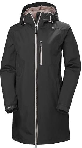 Helly Hansen Womens W Long Belfast Jacket - Ebony, XS