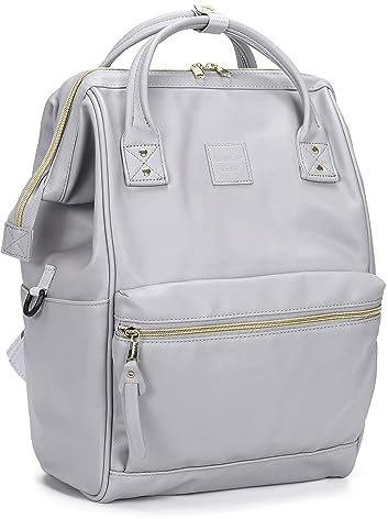 Kah&Kee Damen Leder Rucksack - Elegantes 15 zoll Laptoprucksack für Lehrerinnen und Arbeitsamkeit im Büro mit diebstahl