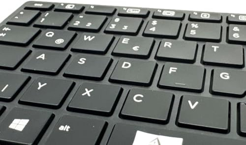 DEUTSCHE - Tastatur Keyboard mit Beleuchtung, Rahmen kompatibel für HP ZBook 15 G4