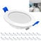 LZQ LED Einbaustrahler 20PCS 5W Einbauleuchten LED Spots 230V Deckenspots Einbau Strahler Decken Leuchte Set Einbau für Flur, Schlafzimmer, Wohnzimmer, Bad, Küche, Warmweiß