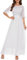 Wedtrend Cocktailkleider Damen Lang Elegant Kleider Strandkleid Damen Kleider A Linie Kleider Damen Festlich Lang WT0314 White L