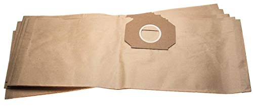 vhbw 5x Sacs compatible avec Thomas Boxer aspirateur - papier, 63,3cm x 22cm marron