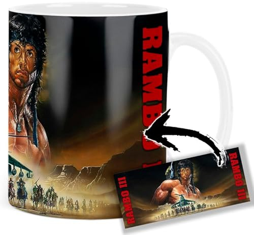 Rambo III Sylvester Stallone Sly Tasse Keramikbecher Mug