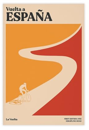 DEZARO Grand Tour De France Poster auf Leinwand, Wandkunst, Dekor, Bild, Gemälde für Wohnzimmer, Schlafzimmer, Dekoration, ungerahmt, 30 x 45 cm
