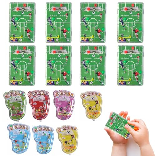 LAQWYNKB 15 Pezzi di Gioco a Flipper Calcio - Mini Gioco a Flipper Calcio, Ideale come Regalini e Regali per Feste - Forme Carine e Divertenti a Forma di Piede e Quadrata