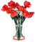 Display Vase For LEGO 10328 Bouquet of Roses