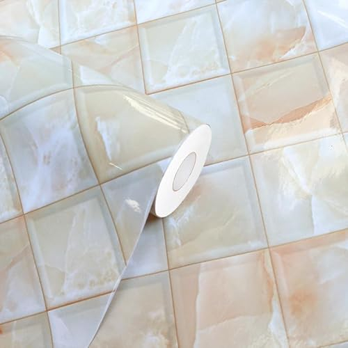 Dostear Rollo Vinilo Papel Adhesivo Para Encimera De Cocina Muebles Madera Pared Decorativo Pintado Autoadhesivo Infantiles Rejilla De Jade 61cm X 1000cm