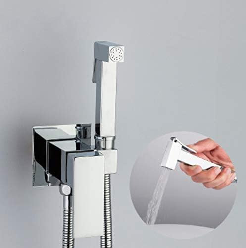 Bidet-Wasserhahn, Messing, Duscharmatur, Waschmaschinen-Mischer, Muslimische Hygienische Dusche, Kalt- Und Warmwassermischer, Kran, Quadratischer Duschstrahl