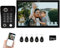 Videocitofono cablato per appartamento, videocamera 1080P con monitor touch da 10 pollici, supporta impronte digitali, schede RFID e sblocco password