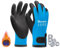 GOESTRIC 100% Waterproof Winter Work Gloves with Grip for Men and Women, Thermal Insulated Cold Weather Freeze Gloves for Working in Freezer, Shoveling Snow Ice Fishing