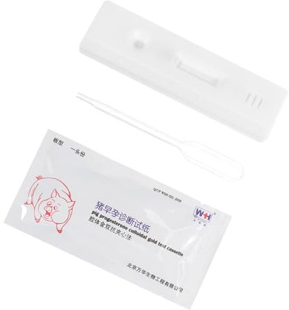 KOMBIUDA 6 Stk Schwangere Testerin Trächtigkeitstestpapier Für Nutztiere Schwangerschaftstester Für Sauen Werkzeuge Für Schwangerschaftstests Bei Tieren Farm-test-tool Weiß Plastik