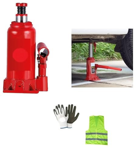 Compatible avec Daihatsu CRIC À Bouteilles DE 3 TONNES avec CRIC DE Voiture pour Levage DE PNEUS ET PNEUS Hauteur du CLIQUET HYDRAULIQUE DE 17 À 33CM