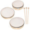 UPKOCH 6-teiliges Handtrommel-Set Für Kinder Percussion-Spielzeug Für Kleinkinder Sicherer Holzrahmen Trommelstöcke Für Die Musikalische Entwicklung