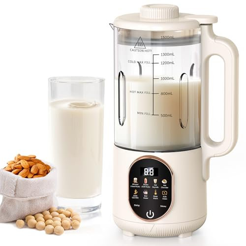 Flelano Milk Frother with 50oz Big Capacity