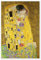 Der Kuss (Detail) Poster von Gustav Klimt 90 x 130 cm Gelb Wandbilder Wanddeko