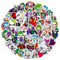 50pcs Gotham Joker Stickers, Horror Role Stickers, Graffiti Colorful Waterproof Vinyl Stickers for Laptop Skateboard Water Bottle, Teens and Adults