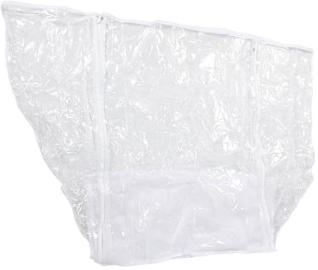 Premium PVC Bun Pan Rack Cover, Clear View of Food, Tear Bakery Rack Cover, Easy to Operate with Reinforced Seams for Restaurant, Bakery, and Pizza Shop (10 Tier)