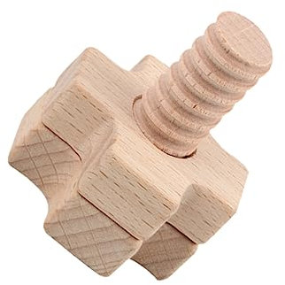 GARIOUANS Bloques De Construcción Juguete De Aprendizaje Temprano Años De Combinación De Tornillos Formas Geométricas