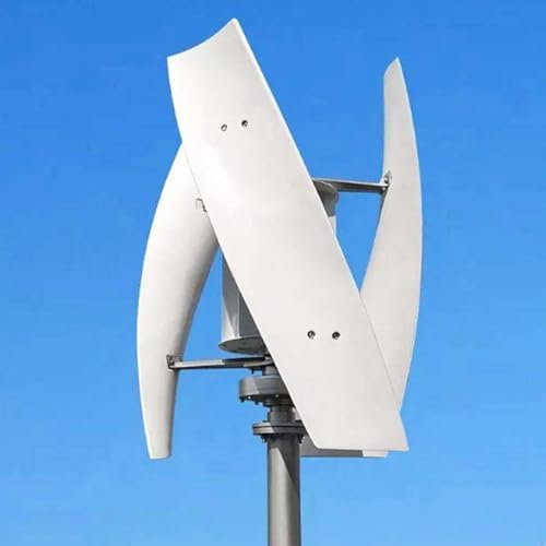 DECAKE Wind Turbines,12V 24V 48V 96V Three-Phase Wind Turbine Model, Wind Turbine, Vertical axle Wind Turbine, 3 Blade Charger Windmill Power Teaching Mode, for Decoration, Experiment,A-9