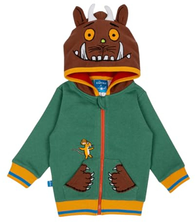 Blade & Rose | Gruffalo Outdoor Adventure Hoodie | Unisex Clothing For Babies & Toddlers | For Ages Newborn - 6 Years | Brown/Green