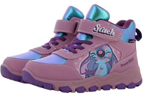 Leomil Lilo & Stitch Outdoor Winterschuhe Kinder | Warm Winterstiefel, Winterschuhe Mädchen, Rutschfeste sohle für Kalte Wintertage, Disney Lilo & Stitch, Geschenk
