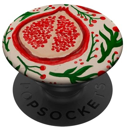 Cute Eco Friendly Pomegranate Cheer PopSockets Klebender PopGrip