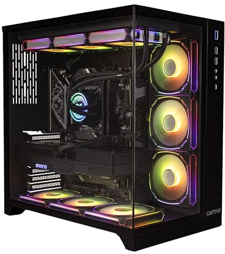 Captiva PC Highend Gaming I93-686 | Intel Core i7 14700KF | 32GB DDR4 RAM | NVIDIA GeForce RTX 5070 12GB | 2 TB SSD | ohne OS