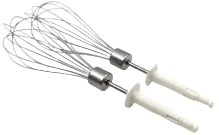 1 Set (2 Stück) 304 Edelstahl 12 Draht Mixer Schneebesen, Kompatibel For Braun, HM3000 HM4644 HM1010 Host Komponenten, Küche Gadgets