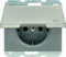 Steckdose selbstschl. Klappdeckel u. erh BERKER 47517204