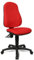 Topstar Point 60, Bürostuhl, Schreibtischstuhl, Stoff, rot, 54 x 47 x 109 cm