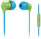 Philips SHE3575BG/10 Headset per Cellulari, colore: Blu/Verde