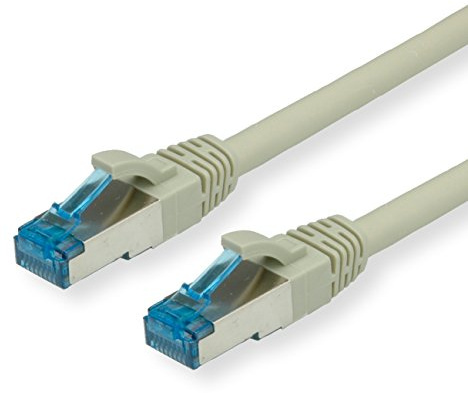 VALUE Patchkabel Kat.6A (Class EA) S/FTP (PiMF), LSOH, grau, 3 m
