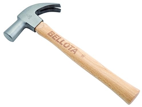Bellota Martello falegname tipo inglese manico di legno di faggio bocca 30mm
