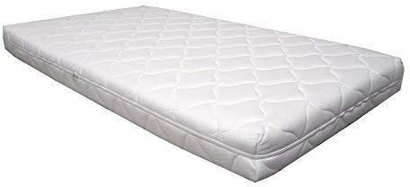 KiNDERWELT Baby Schaumkernmatratze mit Komfortbezug Babymatratze 140x70x10 cm, Schaumkernmatratze Komfortbezug gesteppt, Matratze für Kinderbett, Schaumstoffmatratze Kinder