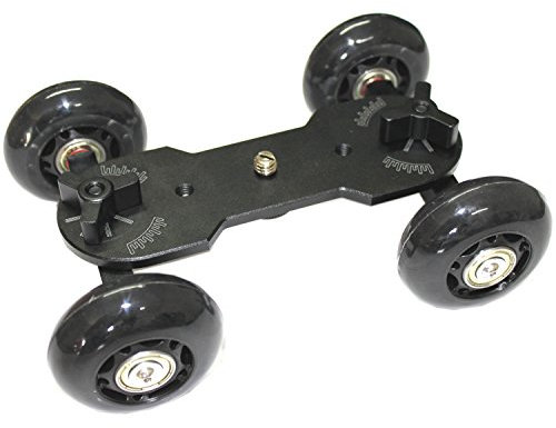 DynaSun CAR20 Skater Dolly Professionnel Cinéma Trépied Skate Dolly pour Appareils Caméra d'Action, DSLR, Caméscope, Vidéo