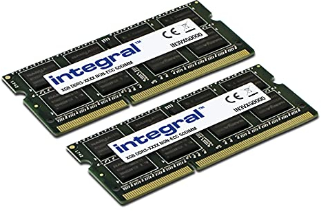 Integral 16GB Kit (2x8GB) DDR3 RAM 1600MHz SODIMM Computer portatile/Notebook Memoria PC3-12800