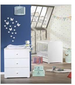 Baby Price Babyzimmer Kinderzimmer Duo Bett + Wickelkommode