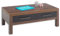 Stella Trading Balin Couchtisch in Canyon Eiche Optik, Schwarz - geräumiger Sofatisch mit Schubladen für Ihr Wohnzimmer - 110 x 40 x 60 cm (B/H/T)